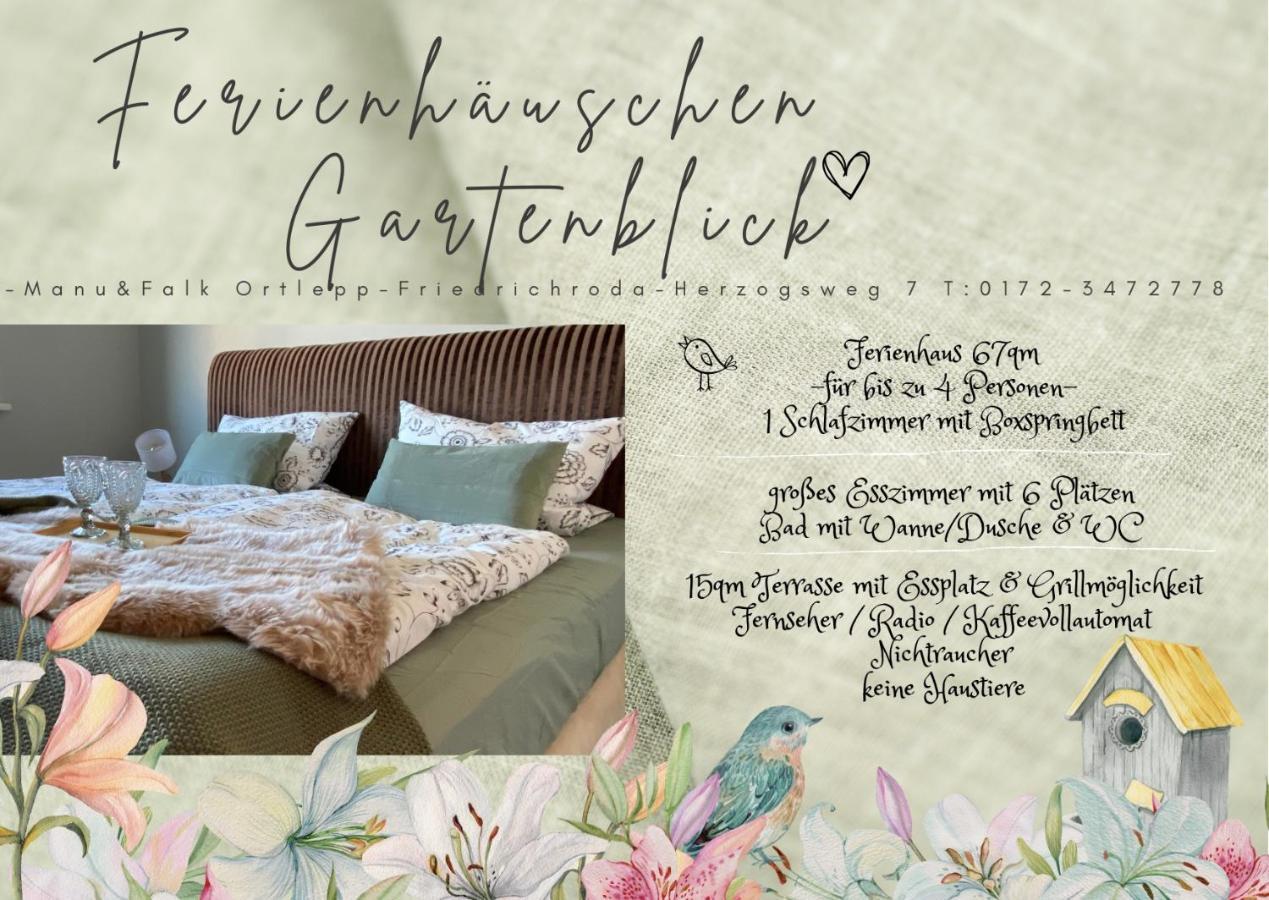 Ferienhaeuschen Gartenblick Friedrichroda Kültér fotó